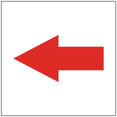Left arrow symbol Silhouette Icon