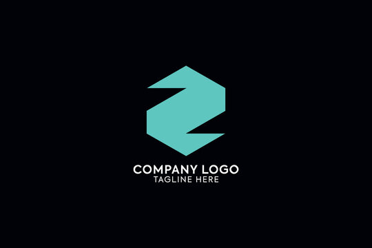 letter z abstract business logomark, letter z or s geometric logo, letter s or z Minimal awesome trendy professional logo design template, letter z paper logo