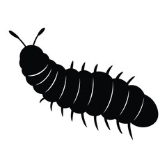 silkworm vector