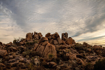 Rounded alien rock formations in last light