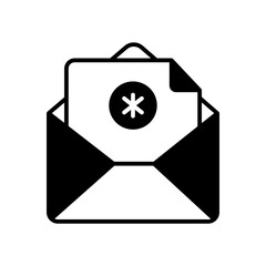 Medical Email Communication Fill Icon