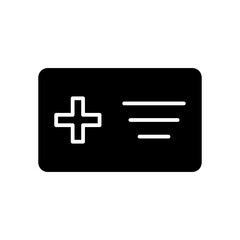 Medical Card Health ID Fill Icon