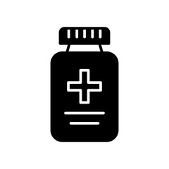 Pills Bottle Prescription Fill Icon