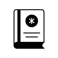 Medical Book Education Fill Icon