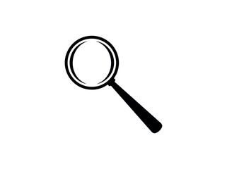 Magnifying Glass, simple silhouette of a magnifying glass, perfect for use in logos, websites, or presentations, clean, vector graphic of a magnifying glass, magnifying glass, magnifying, search, inve