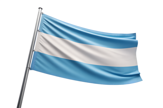 Argentina Flag High-Resolution Image of the Argentinian National Flag Waving
