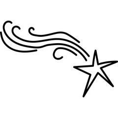 Shooting Star Doodle