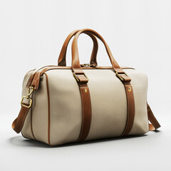 brown leather bag