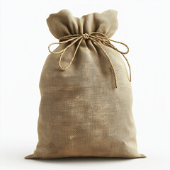 sack with a gift mockup