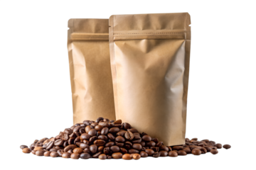 Kraft Paper Coffee Bags Eco-Friendly Packaging for Your Roasted Coffee Beans