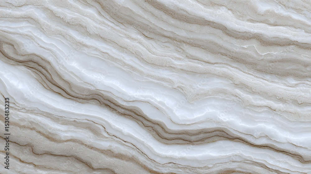 Poster luxurious marble surface with soft, neutral-toned waves and lines creating a refined, minimalist abs