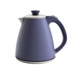 Fototapeta premium Sleek cordless kettle modern kitchen appliance design purple hue