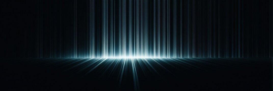 Retina Scan Lines Create an Abstract Geometric Pattern With a Dark Glow and an Empty Top Third Space