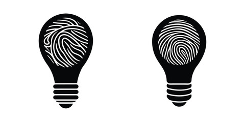 vector illustration of a light bulb idea concept
