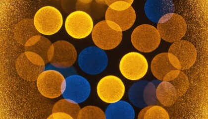 Red and yellow bokeh patterned background wallpaper
4