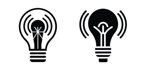 vector illustration of a light bulb idea concept
