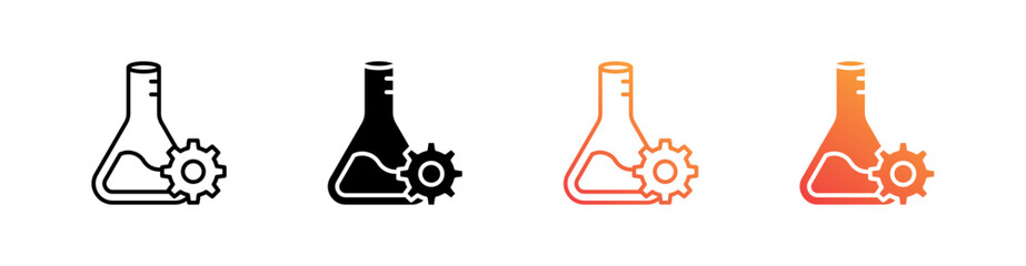 Catalyst Multiple Style Icon Set Vector 