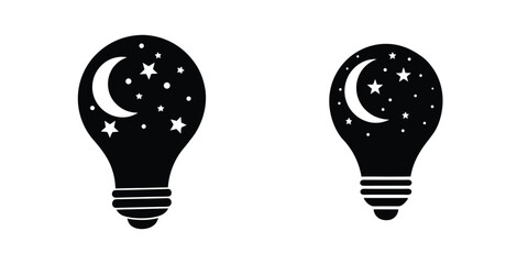 vector illustration of a light bulb idea concept