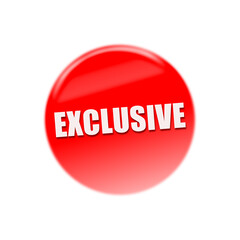 exclusive sign sticker 