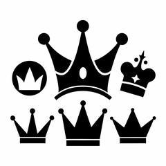 crown icon set