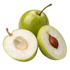 Ziziphus Fruit isolated on a transparent background