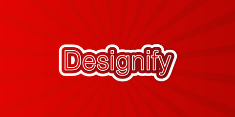 Bold Red Text Effect with Vibrant, Eye-Catching Typography and Editable Layer Styles for Dynamic Designs
