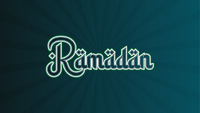 ramadan 2026 text effect vector design editable design islamic 