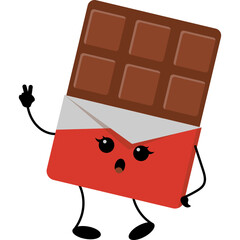 Cute Chocolate Character