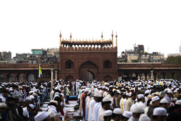 Eid Prayers at Jama Masjid Old Delhi