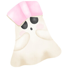 Cute Ghost Readers Clipart Set – Halloween Bookworm Bundle