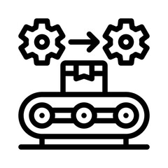 production process line icon