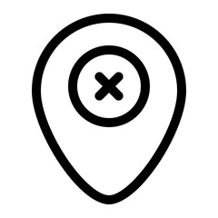 Cancel Location Icon