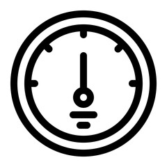 Speedometer line icon