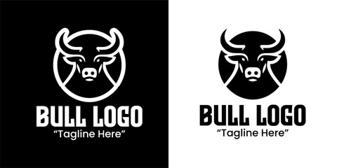 Bold and Clean Bull Logo for Modern Corporate Branding and Visual Identity