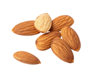 Almonds close up shot for healthy snack and diet food concept and raw almonds for vegan food diet