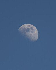Moon in Daytime Sky