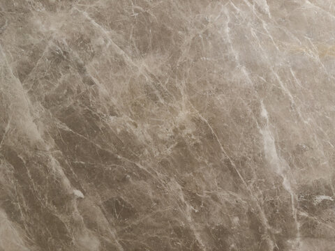 Elegant Brown Marble Texture with Polished Veined Surface