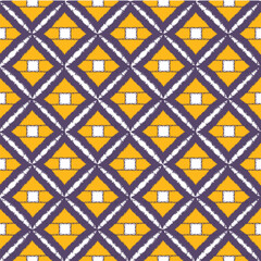 This ikat textile pattern features classic geometric  a modern ethnic twist. Ideal for various creative applications such as textile design, printable materials, interior decoration ,digital product