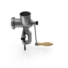 Meat grinder machine isolated on transparent background