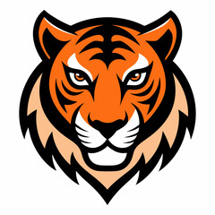 Obraz premium tiger head vector