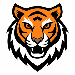 Fototapeta premium tiger head vector