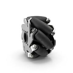 Obraz premium Mecanum omni wheel isolated on transparent background