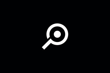 key with keyhole, spy glasses iconic business logo, magnifying glass logo for research or spying , detective company