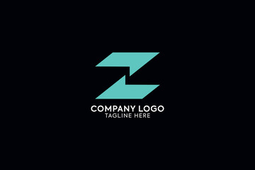 vector logo design, letter z arrow abstract geometric logo, letter z transport business logo, letter z import export business logo
