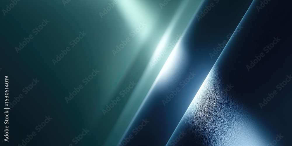 Poster flowing teal gradients create sophisticated abstract movement with organic curves.