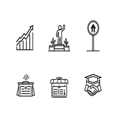 business professional climbing corporate career ladder