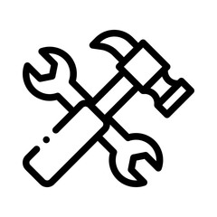 tools line icon