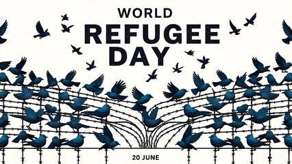 Fototapeta premium World Refugee Day
