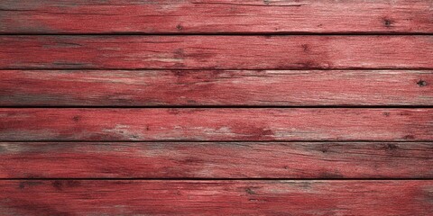 Obraz premium Red Wooden Planks Background with Rustic Vintage Texture for Art and Decor