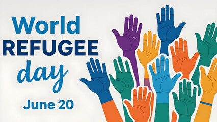Fototapeta premium World Refugee Day